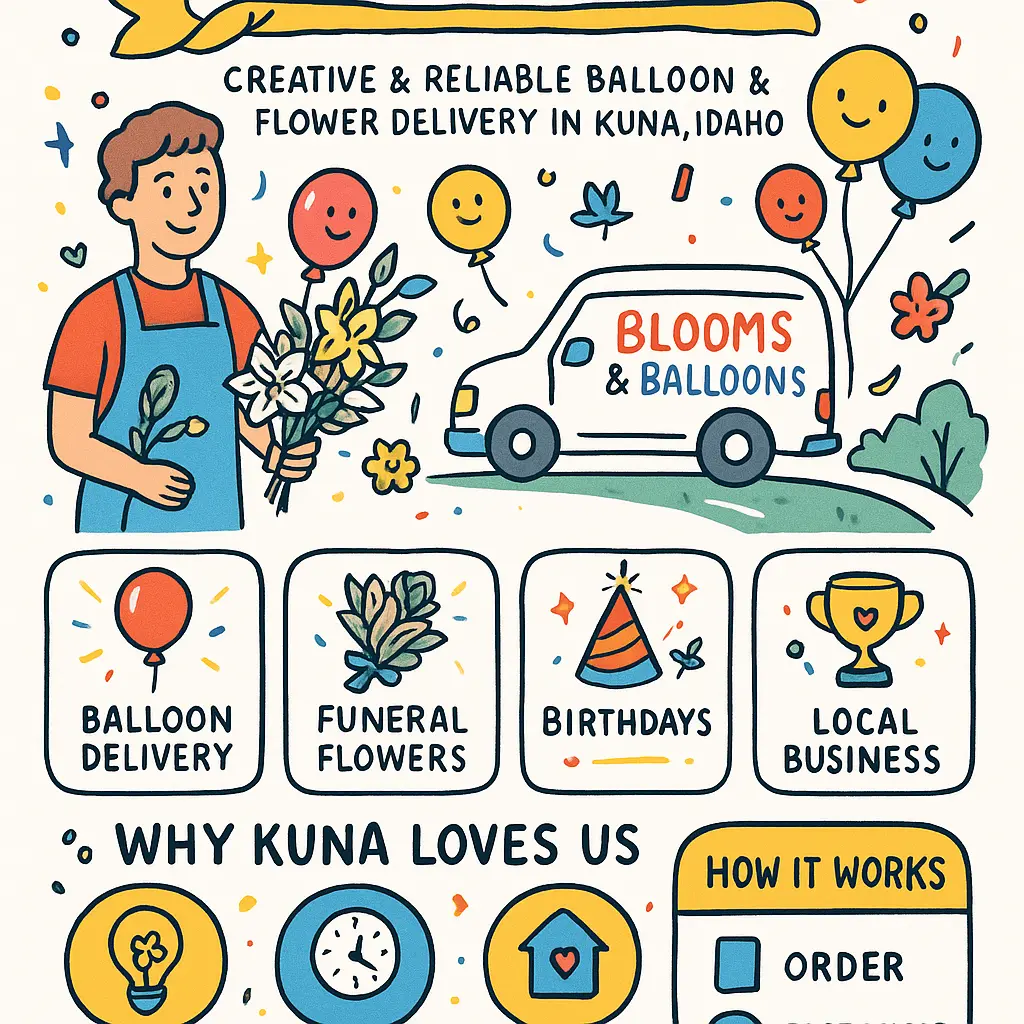 blooms and balloons kuna - Funeral