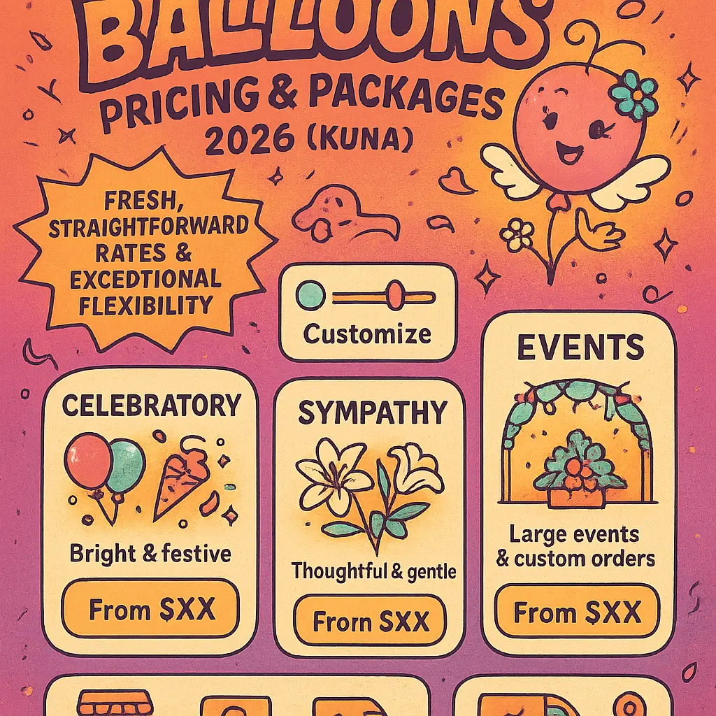 blooms and balloons kuna - Bouquet