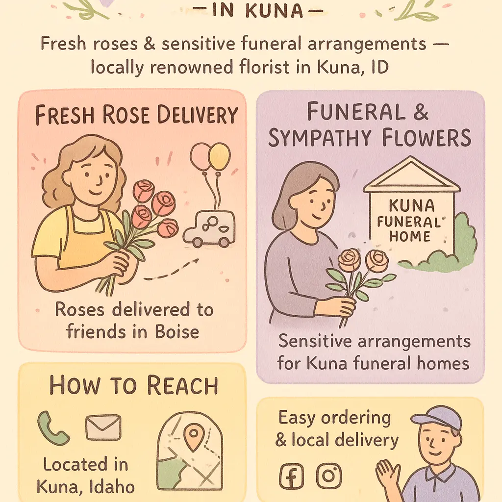 blooms and balloons kuna - Roses