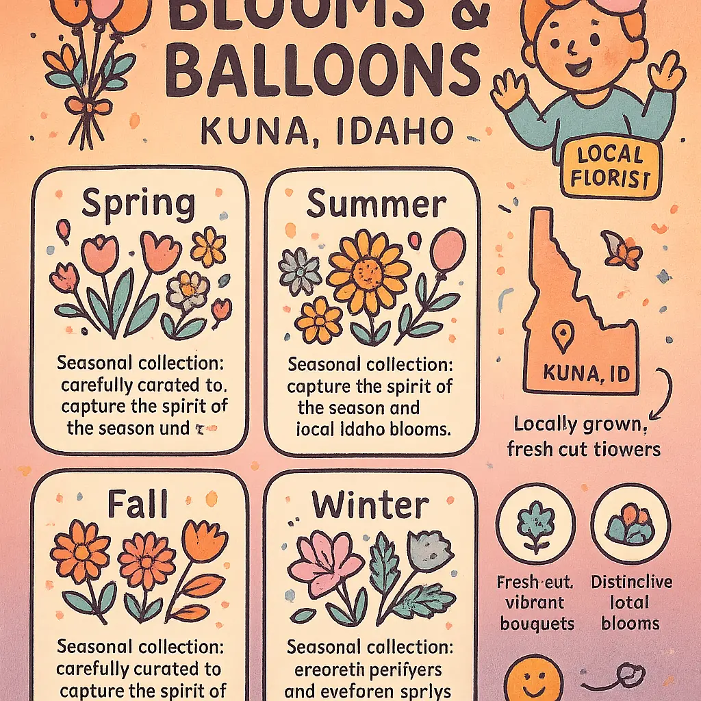 blooms and balloons kuna - Flowers